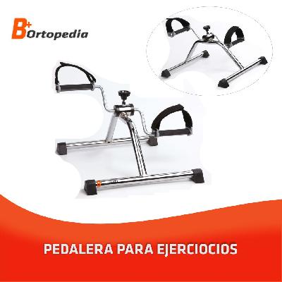 PEDALERA EJERCICIO CROMADA